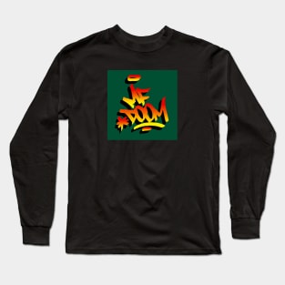 MF Doom Green Gradation Long Sleeve T-Shirt